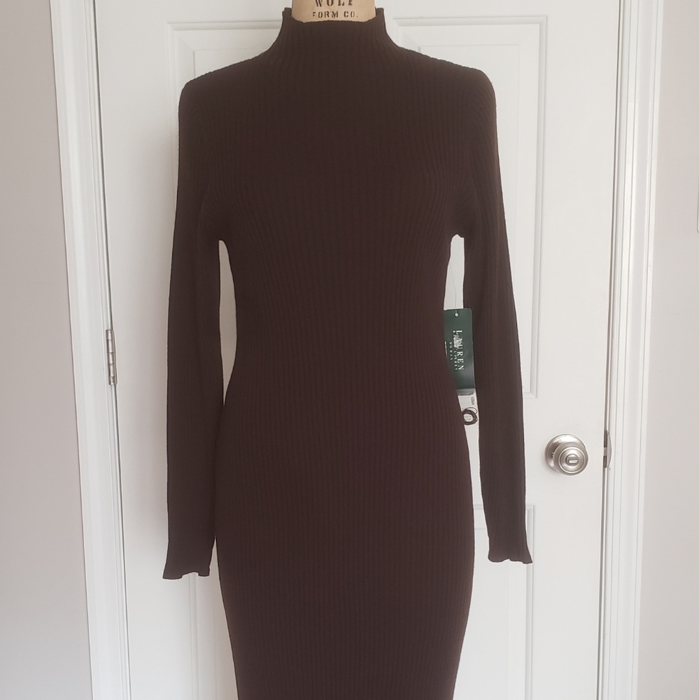 NEW WITH TAGS RALPH LAUREN SWEATER DRESS SZ 1X